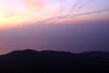 Схід сонця з висоти Ай-Петрі №2252