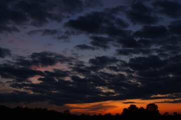 Небо после заката солнца №2397
