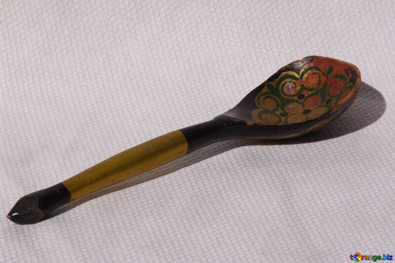  cuchara vieja cuchara de madera  №2980