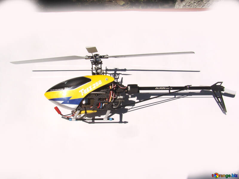 The radio-controlled helicopter №2558