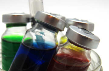 Medicines in colorful bottles №20085