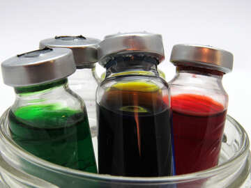Medicines in colorful bottles №20088