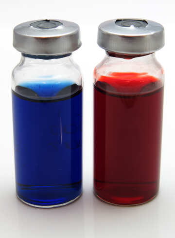 Colored vials with medicines №20130