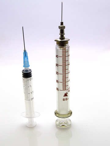 Medication in the syringe