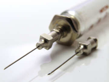 Old syringe