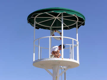 Lifeguard in the tower №20862