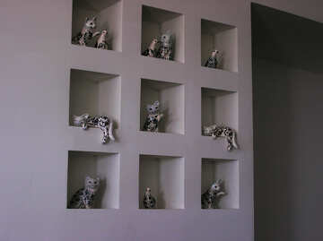 Porcelain figurines cat №20737