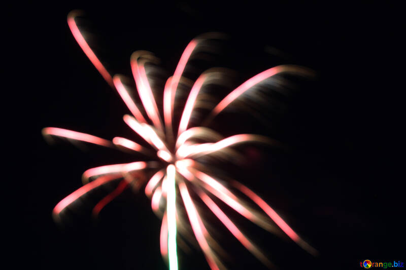 Fireworks blurred №20366