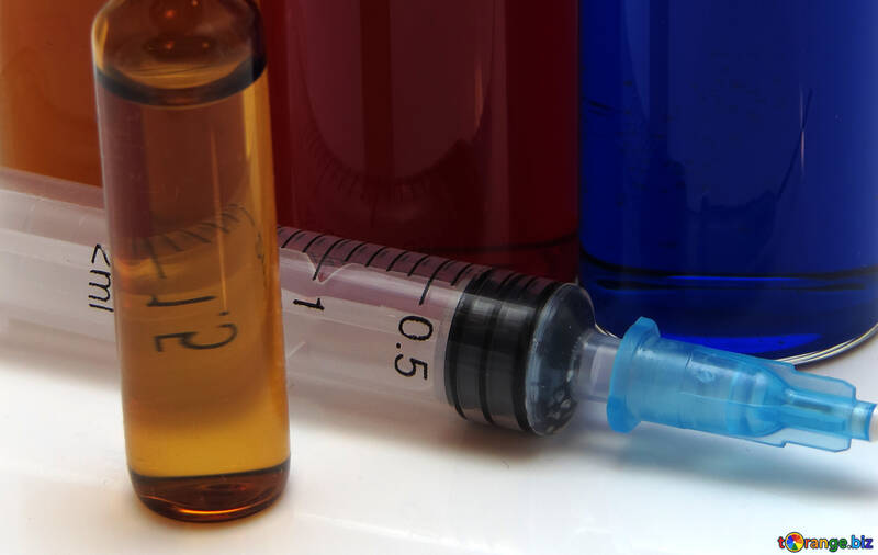 Colored vials with medicines №20112