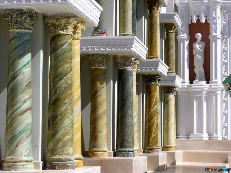Decoración de columnas arquitectura №20837