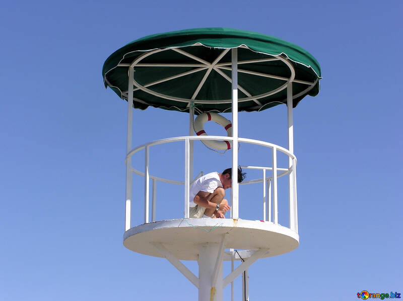 Lifeguard in the tower №20862