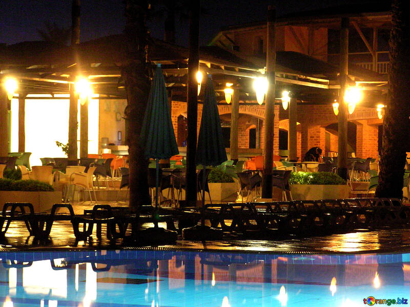Night bar near the swimming pools №20816
