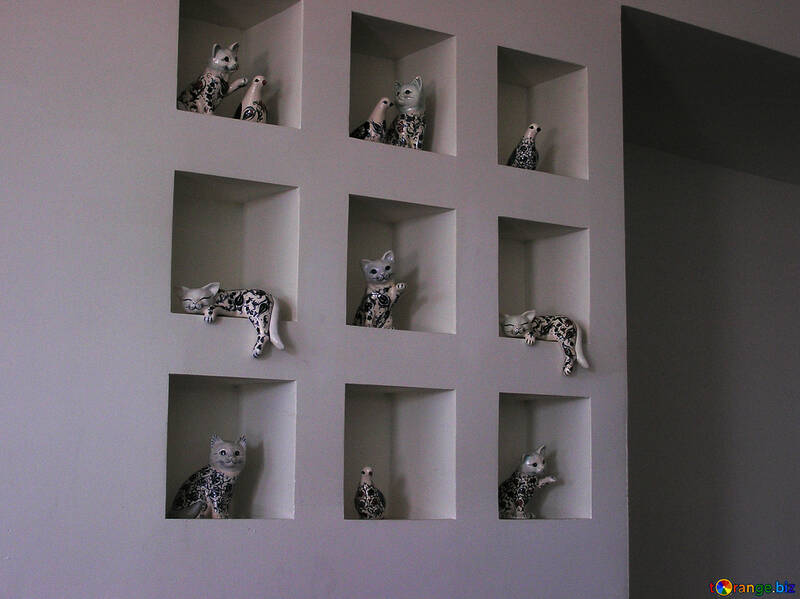 Porcelain figurines cat №20737