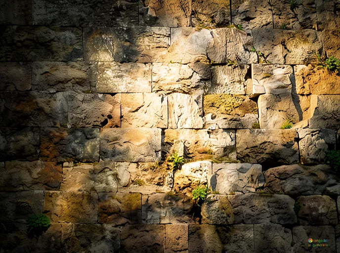 Відреставрована люксова версія Consistenza del muro in pietra antica №21014