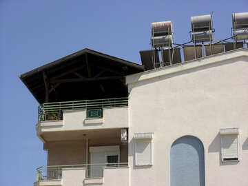 Türkische Dach mit Fässern №21173