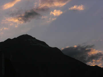 Pôr do sol nas montanhas №21972