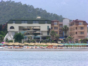 Турецький готель вид з моря №21917