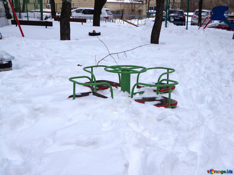 Playground in winter №21521