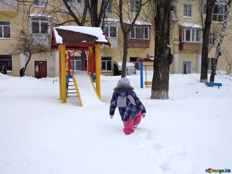 Playground in winter №21530