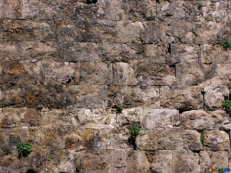 Ancient stone wall texture №21014