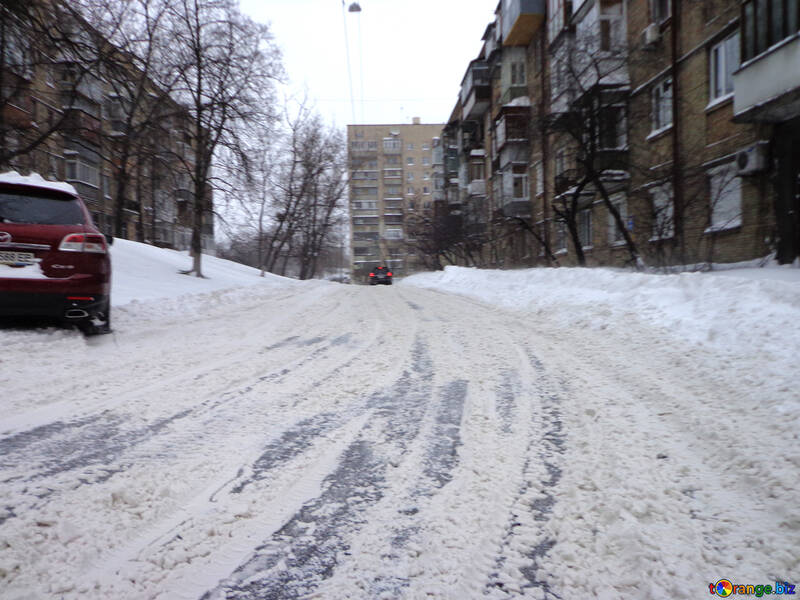 Snow porridge on the road №21585