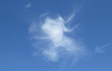 Heavenly angel in the clouds №22746