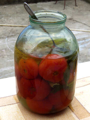 Marinated tomatoes №22763