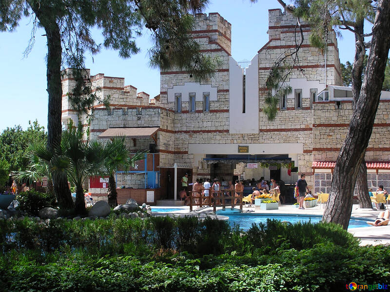 Castle hotel con piscina №22038