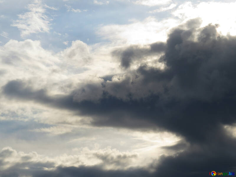 A figura das nuvens no céu №22581