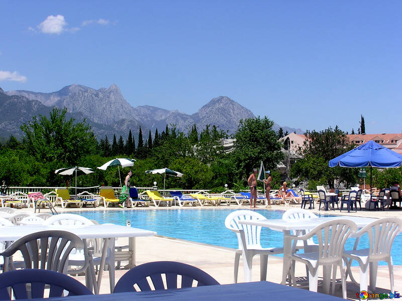 Turkish hotel with pool №22013