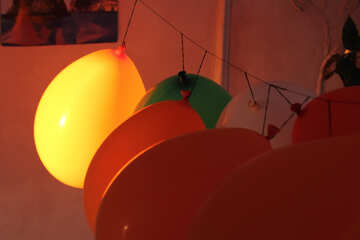 Garland of balloons №23071