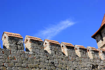 Wall of ancient fortress №23667
