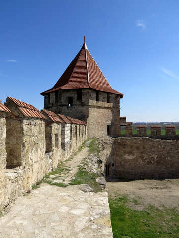 En la pared de la fortaleza №23634