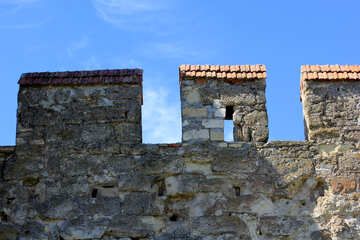 Las lagunas en la pared de la fortaleza №23683