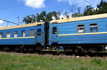 Train in the field №23023