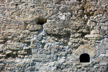 Muro del antiguo castillo.Textura. №23675