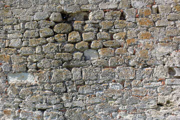 Texture. Ancient castle. Laying of stone wall. №23664