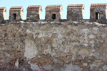 The wall of the fortress.Texture. №23838