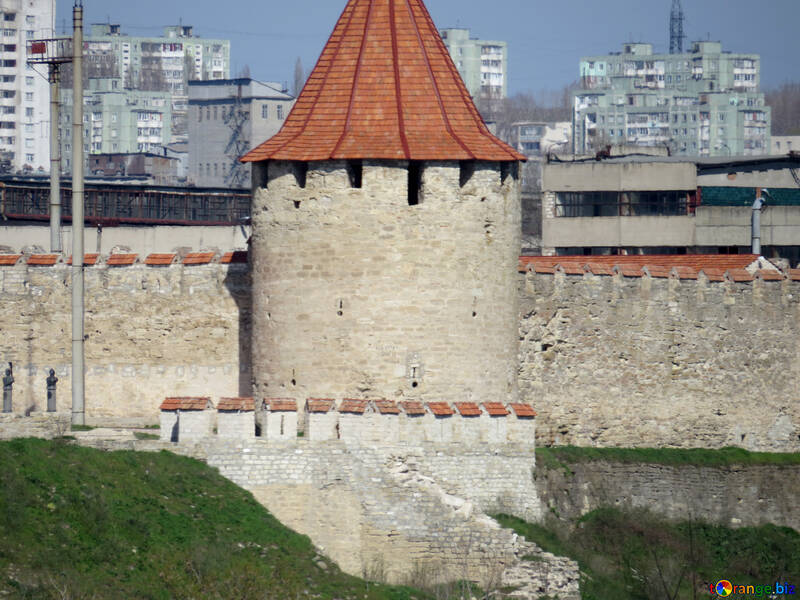 Old fortress in the urban landscape №23531