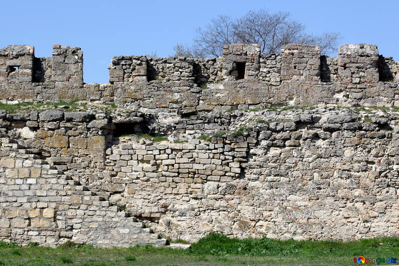 Die Mauer der alten Festung №23834