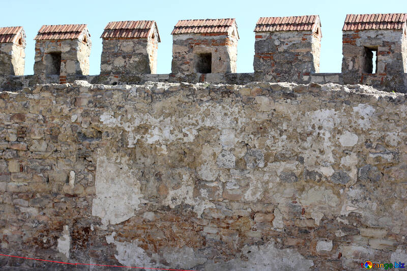 O muro da fortaleza.Textura. №23838