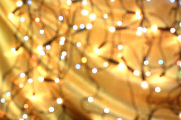Background of Christmas lights №24614