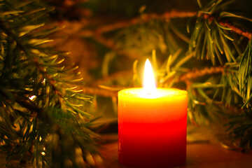 Holiday candle №24635