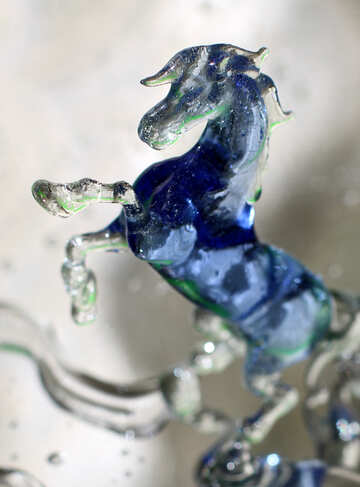 A glass horse №24520