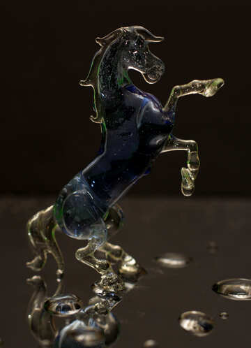 A glass horse №24531
