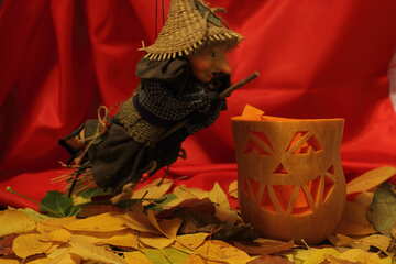 Lamp picture of pumpkin on Halloween №24347