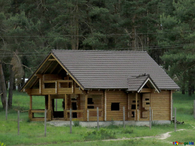 木製の家 №24702