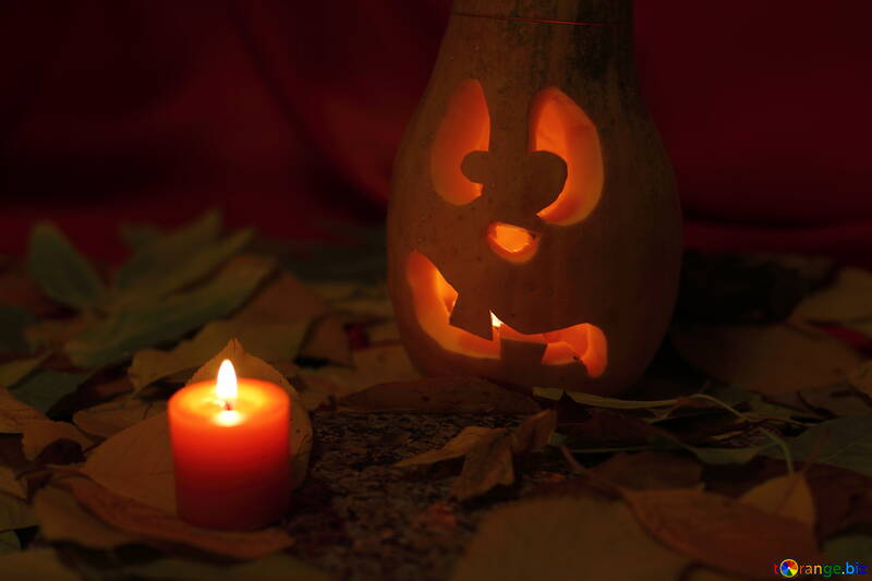 Picture pumpkin on Halloween №24249