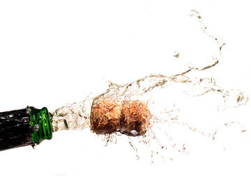Champagne with cork №25078