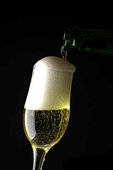 Vollen Glas Champagner №25767